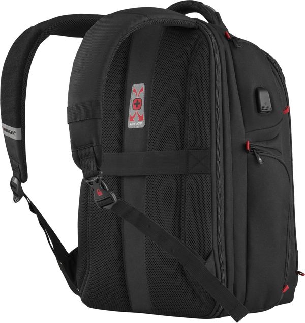 Σακίδιο Πλάτης Wenger PlayerOne 17.3" για Laptop με Θήκη Ακουστικών & Προστατευτική Θήκη EVA (611650)