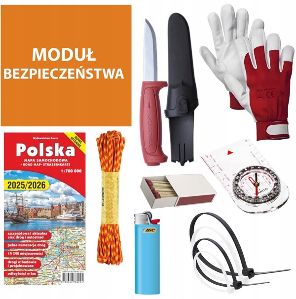 Plecak Ewakuacyjny Survival + εξοπλισμός Readypack S2 – πλήρες σετ έκτακτης ανάγκης / Readypack S2 μαύρο
