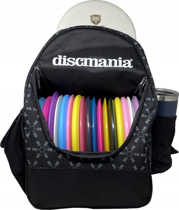 Discmania Fanatic Go Σακίδιο Πλάτης για Δίσκους Disc Golf, Μαύρο