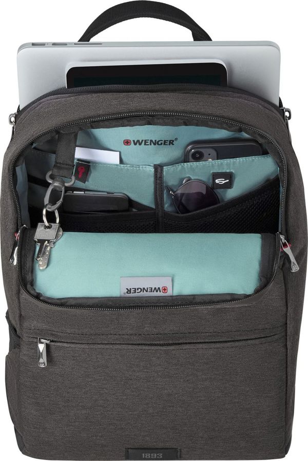 Σακίδιο Πλάτης Wenger MX Reload 14" για Laptop και Tablet, με Organizer SmartOrg, Γκρι