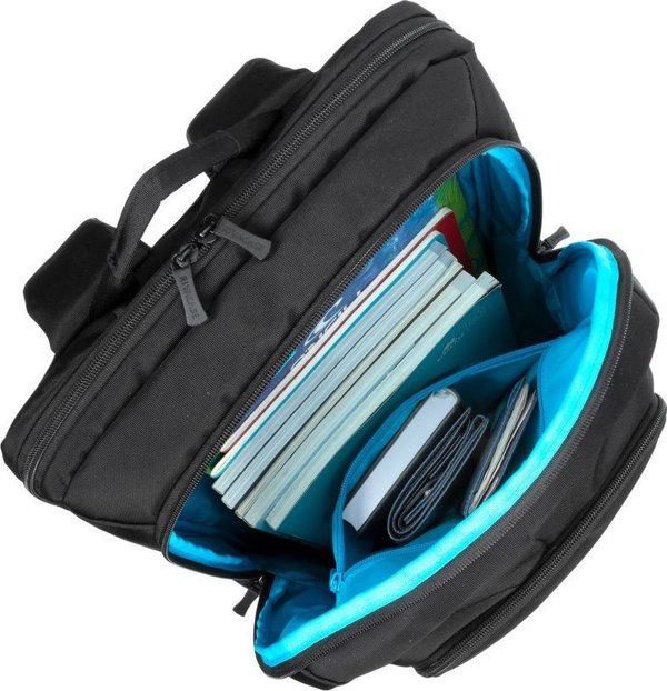 RivaCase ECO Alpendorf 7569 Σακίδιο Laptop 17,3" για Φορητό Υπολογιστή, Αδιάβροχο από Ανακυκλωμένο Υλικό rPET, Μαύρο