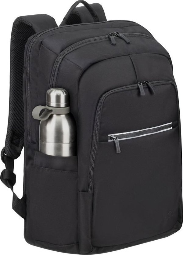 RivaCase ECO Alpendorf 7569 Σακίδιο Laptop 17,3" για Φορητό Υπολογιστή, Αδιάβροχο από Ανακυκλωμένο Υλικό rPET, Μαύρο