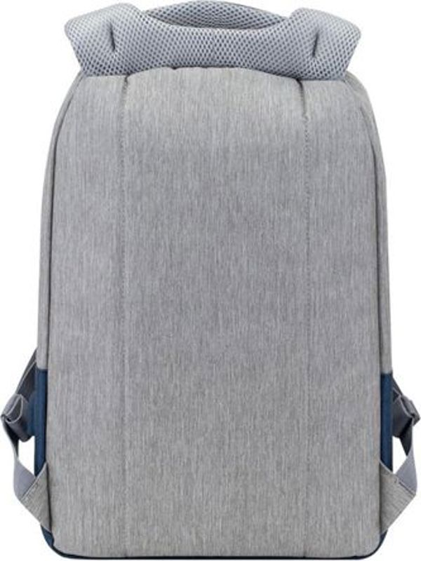 Rivacase Prater 7562 Σακίδιο Πλάτης για Laptop 15.6" - Γκρι/Σκούρο Μπλε