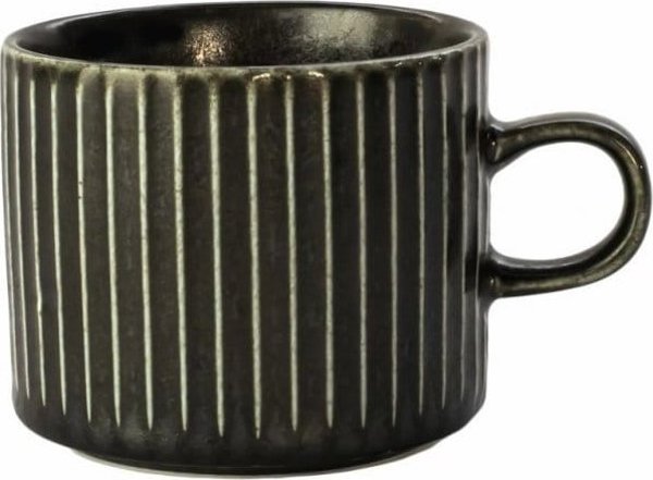 Verlo Φλιτζάνι Εσπρέσο Plisse 90ml - Πορσελάνινο Φλιτζάνι Καφέ