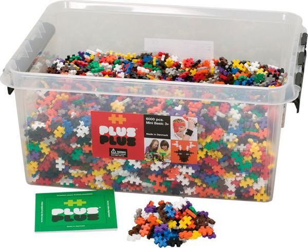 Plus Plus Plus-Plus, Mini Basic - 6000 szt - Edukacja
