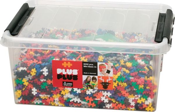 Plus Plus Plus-Plus, Mini Basic - 6000 szt - Edukacja