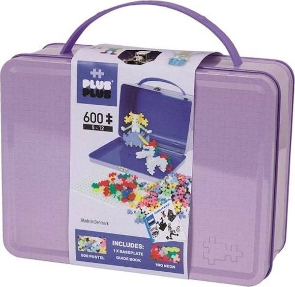 Plus Plus Mini Παστέλ Βαλιτσάκι, 600 Τεμάχια, Δημιουργικά Μπλοκ Κατασκευών