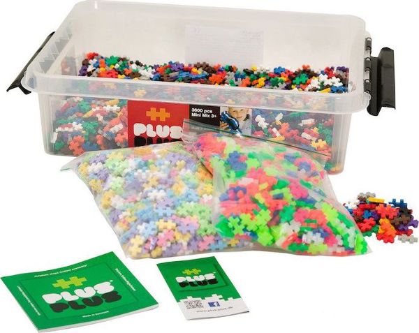 Plus Plus Plus-Plus, Mini Mix- 3600 szt - Edukacja