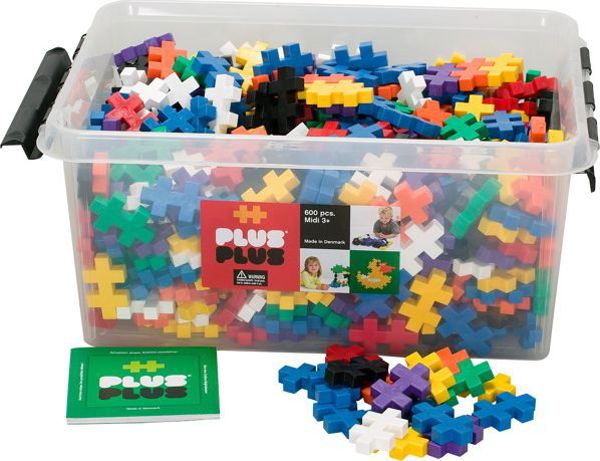 Plus Plus Plus-Plus, Midi Basic - 600 szt - Edukacja