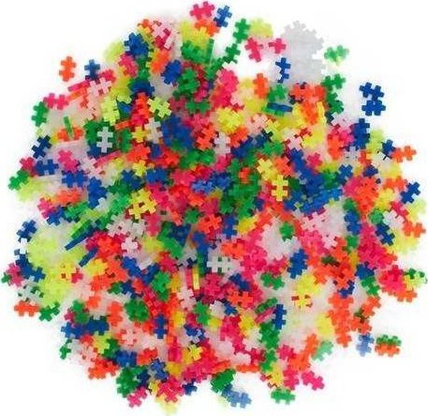 Plus Plus Kύλινδρος τουβλάκια NEON mix 240 τεμ 4186