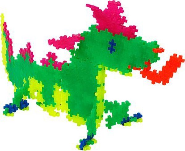 Plus Plus Kύλινδρος τουβλάκια NEON mix 240 τεμ 4186