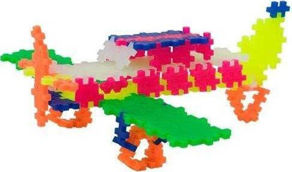 Plus Plus Kύλινδρος τουβλάκια NEON mix 240 τεμ 4186