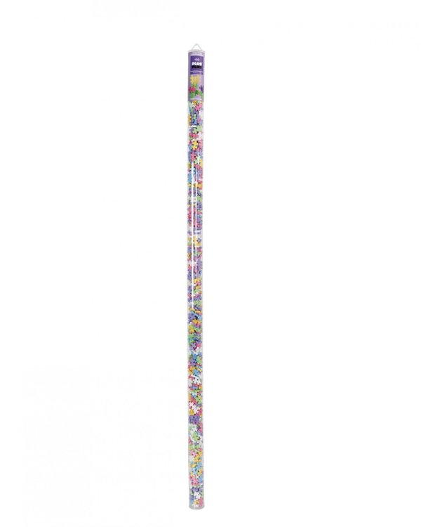 Plus-Plus Mini konstruktorius „1 metras“ – 520 pastelinių detalių (20 mm), 5–12 m.