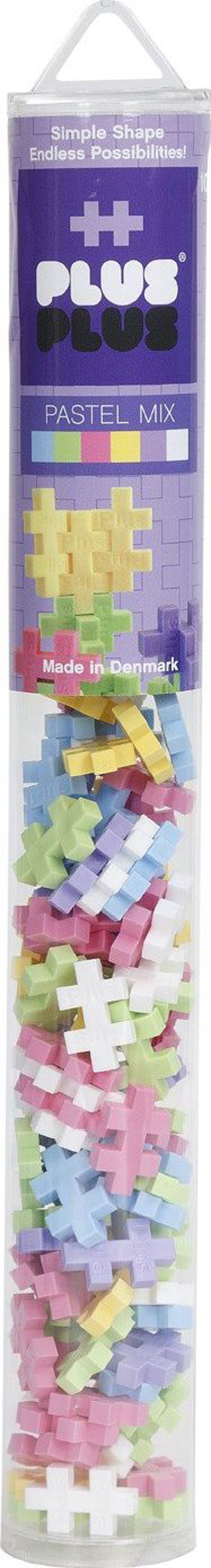 Plus Plus Mini Πλαστικά Τουβλάκια Κατασκευών Pastel 100 Τεμάχια