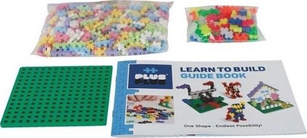 Plus Plus Klocki PlusPlus Mini Mix 600τεμ. (Pastel/Neon) + 2 πλακέτες