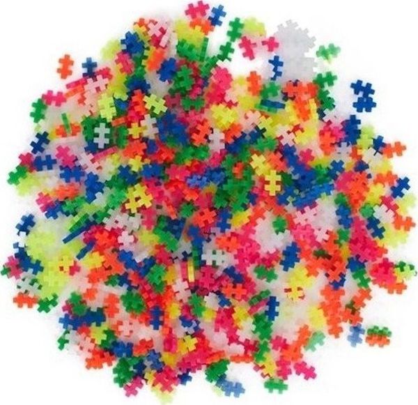 Plus Plus Klocki PlusPlus Mini Mix 600τεμ. (Pastel/Neon) + 2 πλακέτες