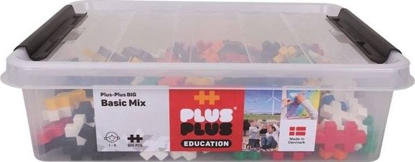 Plus Plus BIG Basic EDU Εκπαιδευτικό Παιχνίδι Κατασκευών, 200 Τεμάχια, 5 cm