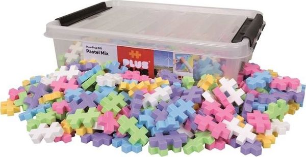 Plus-Plus Big Εκπαιδευτικά Τουβλάκια Pastel 200 τμχ. - Δημιουργικό Παιχνίδι Κατασκευών για Παιδιά