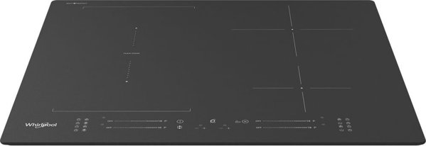 Whirlpool WF S7560NE BM Επαγωγική Εστία, 4 Ζώνες Μαγειρέματος, Ηλεκτρονικός Έλεγχος, Χρονοδιακόπτης, Μαύρη