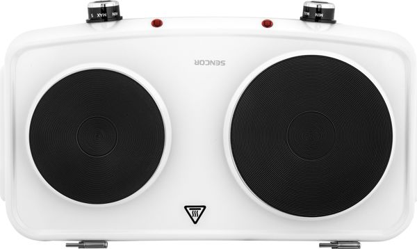 Sencor SCP 2271WH-EUE4 Διπλή Εστία Μαγειρέματος, 2500W, Λευκή, 18 & 15cm
