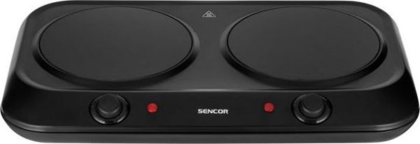 Sencor SCP 2263BK Διπλή Κεραμική Εστία 2500W, Μαύρη