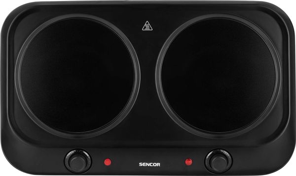 Sencor SCP 2263BK Διπλή Κεραμική Εστία 2500W, Μαύρη