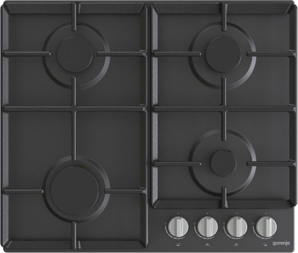 Gorenje G641EXB Εστία Υγραερίου 4 Εστιών, 60cm, Inox