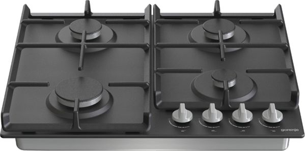 Gorenje G641EXB Εστία Υγραερίου 4 Εστιών, 60cm, Inox