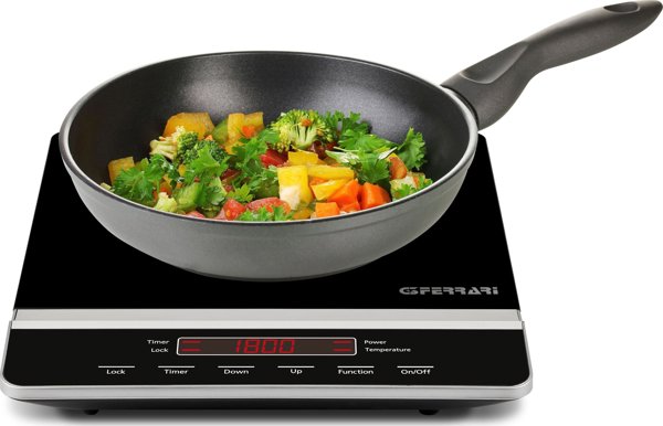 G3Ferrari G10137 Επαγωγική Εστία, 1800W, Ψηφιακή Οθόνη, Μαύρη