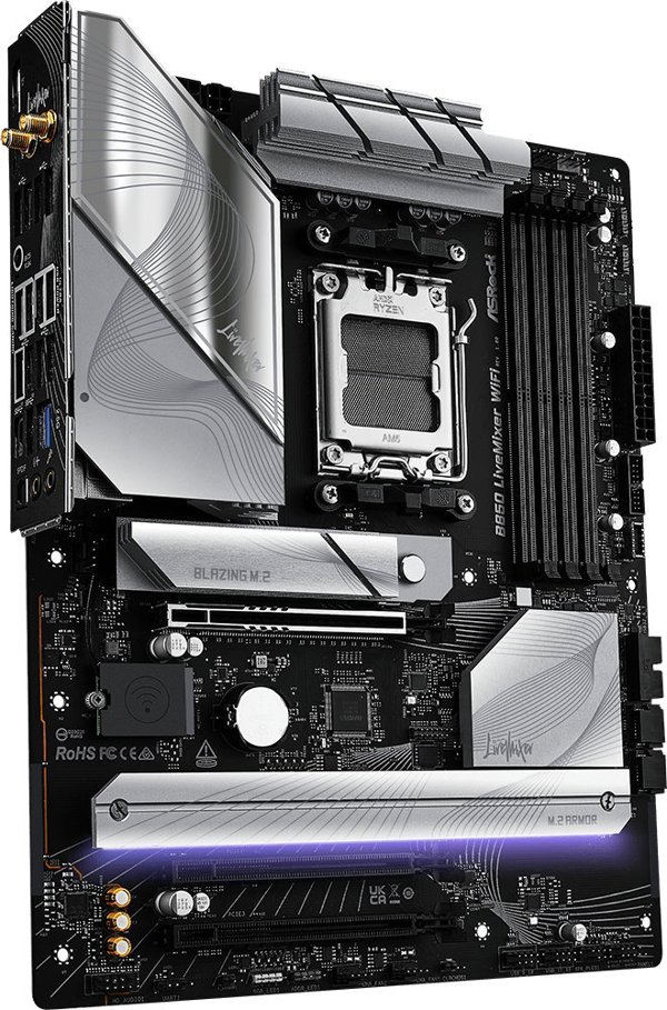ASRock B850 LIVEMIXER WIFI Μητρική Πλακέτα (Motherboard) με Υποστήριξη Wi-Fi