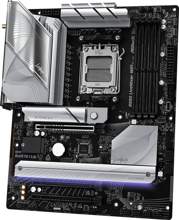 ASRock B850 LIVEMIXER WIFI Μητρική Πλακέτα (Motherboard) με Υποστήριξη Wi-Fi