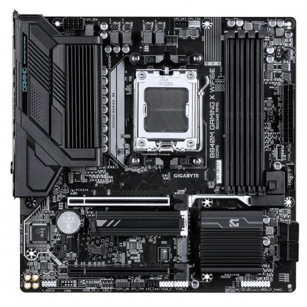 Gigabyte B650M Gaming X AX Motherboard, Socket AM5, 4xDDR5, 4xSATA, 2xM.2, Wi-Fi 6E
