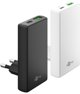 Διπλός ταχυφορτιστής USB-C™ PD GaN 90° Flat (65 W) λευκός - Έκδοση χρώματος λευκό