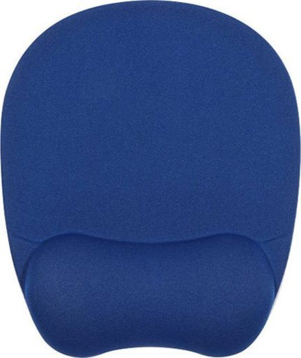 Powerton Εργονομικό Mouse Pad με Αφρό Μνήμης, Σκούρο Μπλε
