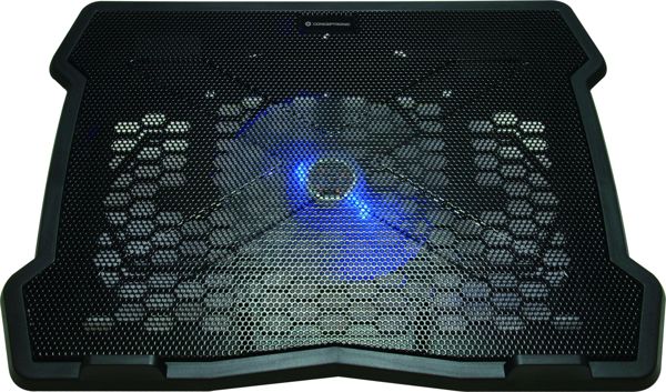 Conceptronic THANA05B Βάση Ψύξης Laptop, Αθόρυβος Ανεμιστήρας, Τροφοδοσία USB