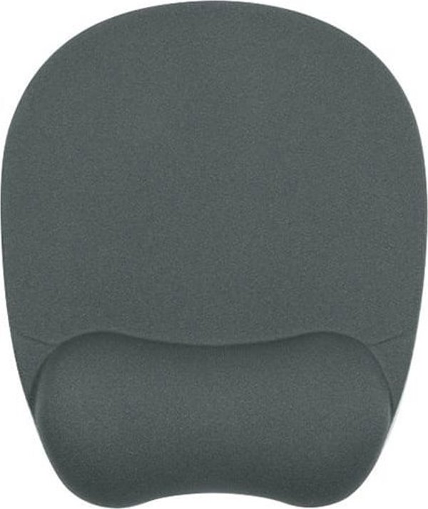 Powerton Εργονομικό Mouse Pad με Αφρό Μνήμης, Γκρι