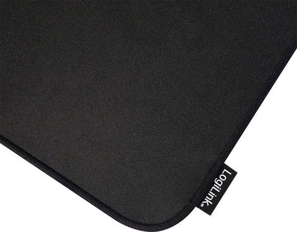 LogiLink Mouse Pad XXL, Gaming Επιφάνεια Ποντικιού 44x44cm, Αντιολισθητική με Ραμμένες Άκρες, Μαύρο