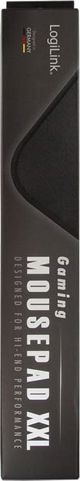 LogiLink Mouse Pad XXL, Gaming Επιφάνεια Ποντικιού 44x44cm, Αντιολισθητική με Ραμμένες Άκρες, Μαύρο
