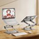 Podstawka pod laptopa Wozinsky WRS-CPY75DSS aluminiowa - srebrna
