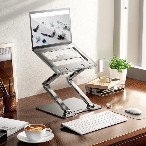 Podstawka pod laptopa Wozinsky WRS-CPY75DSS aluminiowa - srebrna