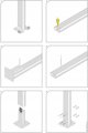 PODSTAWA DO BELKI GPP 80 80*200*150*2.0/4.0