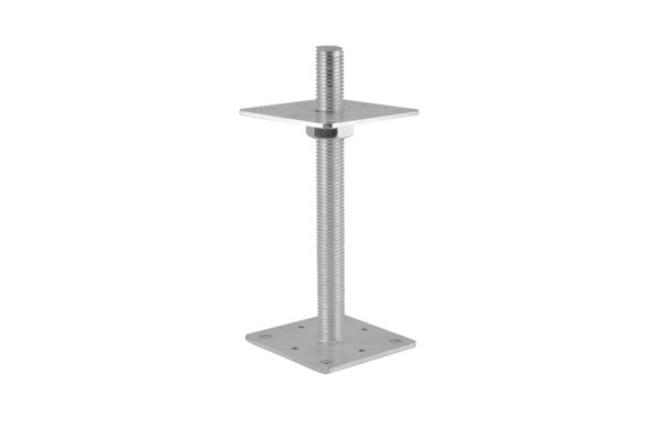 Ρυθμιζόμενη βάση 110x110mm με ράβδο M24 250mm
