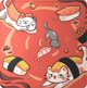 Podkladka Dark Project Sushi Cats Pro L