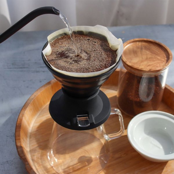Podstawa do Dripa Hario V60 Switch & Match Immersion 02 Black - Czarna