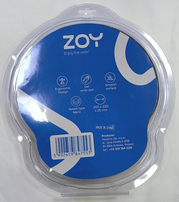 ZOY Μαξιλαράκι Gel ZMP25 Μαύρο - Ανατομικό Μαξιλάρι Gel για Άνεση και Στήριξη