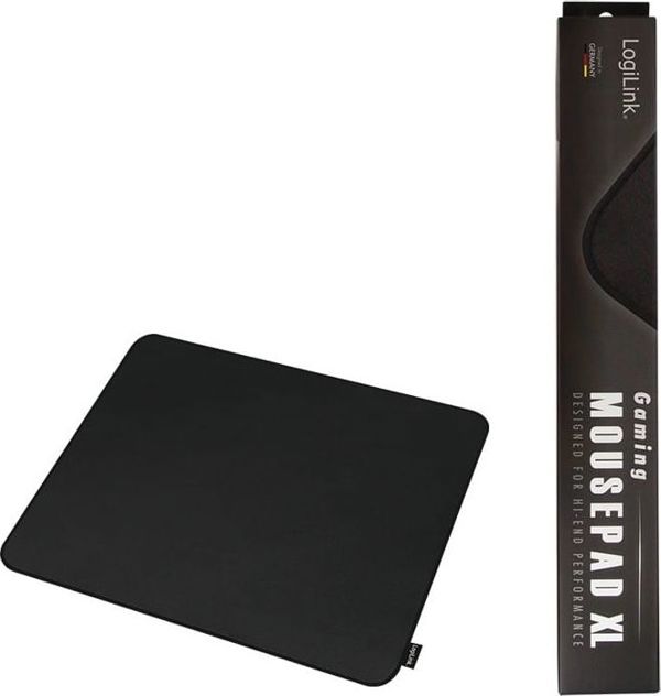 LogiLink Mousepad ID0197 Gaming Επιφάνεια Ποντικιού, XL, Αντιολισθητική, Μαύρο