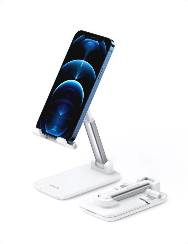 Ugreen LP373 Αναδιπλούμενη Βάση Στήριξης για Smartphone και Tablet, Λευκή