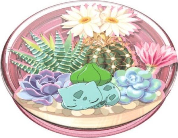 PopSockets Βάση Κινητού Bulbasaur Terrarium - PopGrip 2ης Γενιάς