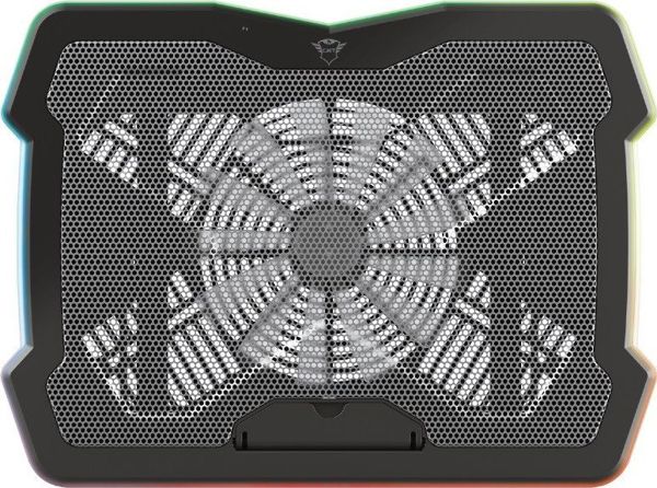 Trust GXT 1126 Aura Βάση Ψύξης Laptop, Με RGB Φωτισμό, Εργονομική Σχεδίαση, 24192
