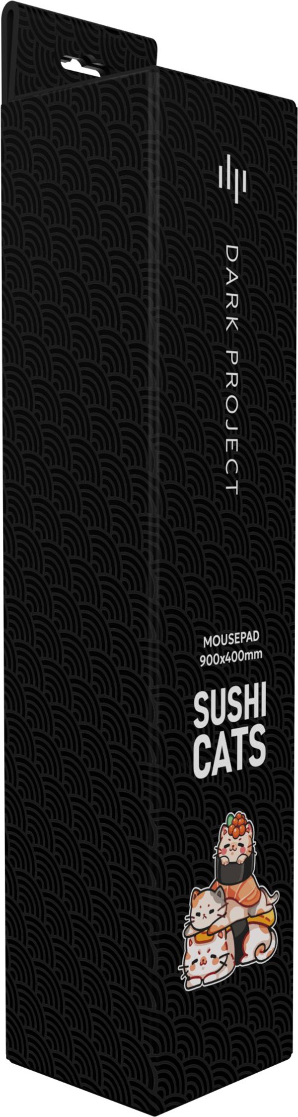 Podkladka Dark Project Sushi Cats Dark XL
